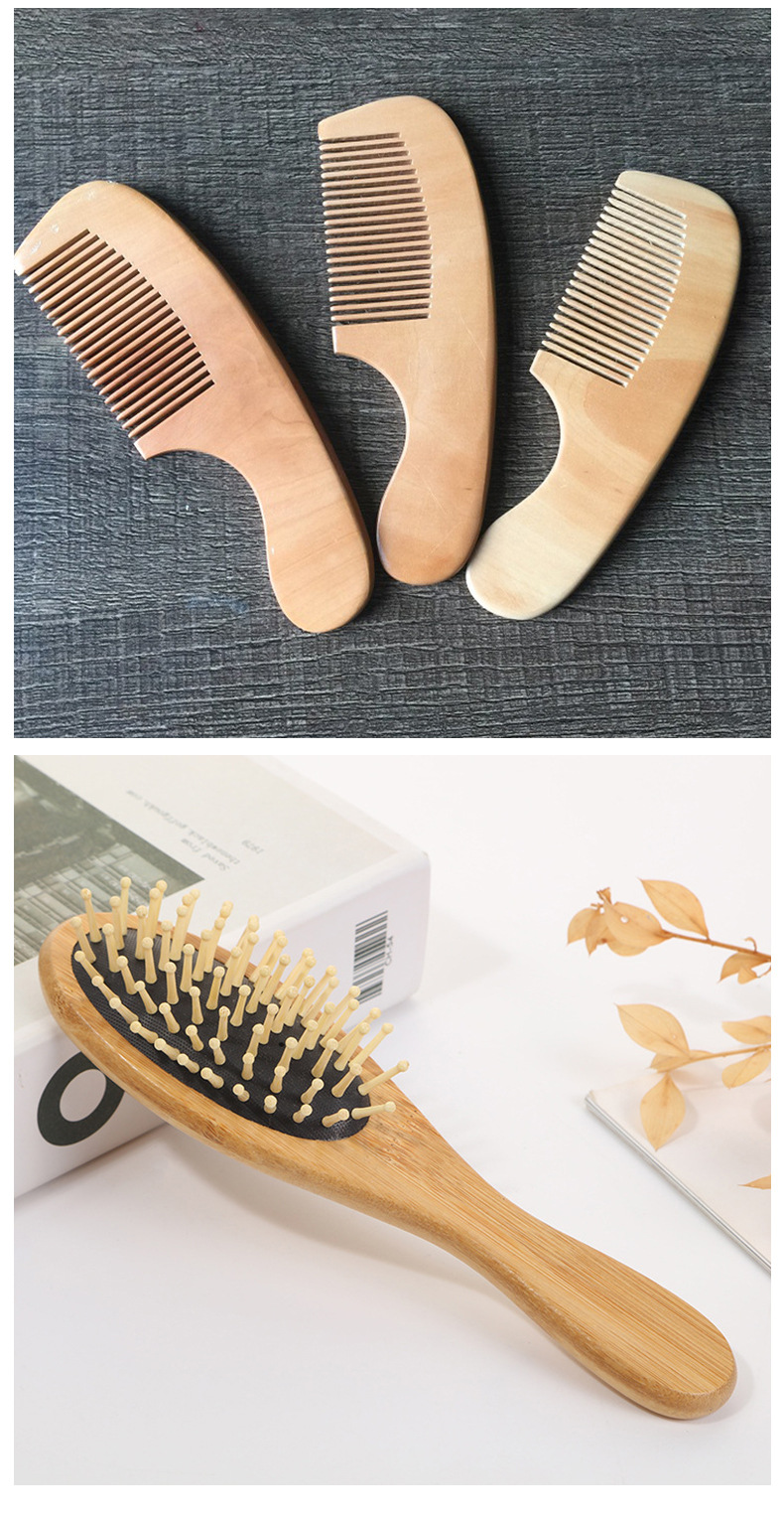 150g Weight Massage comb Hair Accessories Type 1 Piece Quantity Theaceae Material Solid Color Pattern Fashion Style Fashion Solid Color Theaceae Massage Comb 1 Piece