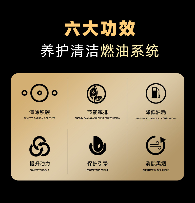 Fuel Treasure Removes Carbon Deposits, Three-Way Catalytic Gasoline Pea Car Additive, Powerful Engine Oil Circuit Detergent Wholesale