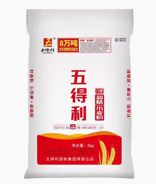 五得利面粉五得利八星雪花粉5斤/10斤饺子包子馒头家庭通用粉|undefined