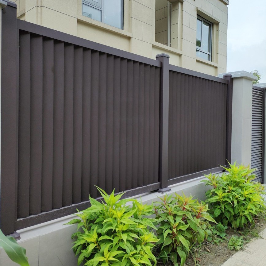 工厂现货铝合金护栏花园铝合金栅栏铝艺围墙护栏花园中式铝艺护栏