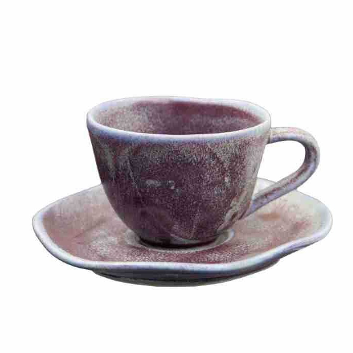 Justo retrógrado set de tazas de café concentrado 100ml taza de café italiano latte de la tarde taza de cerámica platos