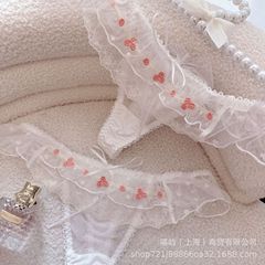 日本式の氷糸レースの少女は柔らかくて滑りやすい下着です。
