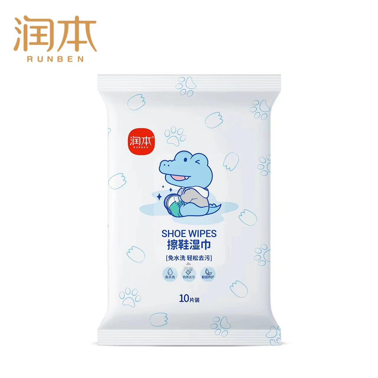 RunБен Чистка Обувь Влажные салфетки Производитель Оптовая Бесплатная Чистая Чистка Красные Маленькие Белые Обувь Спортивная Обувь Очистка Обувь