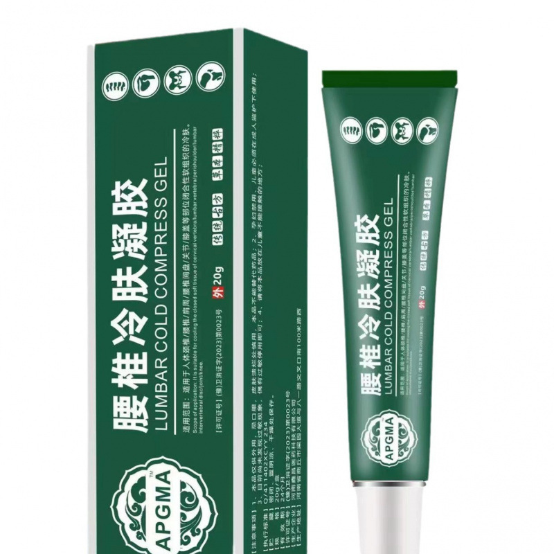 Douyin の人気の腰椎冷却ジェル、関節、頸椎、腰椎の腱の緩和、損傷、痛み、在庫あり、ドロップシッピング|undefined