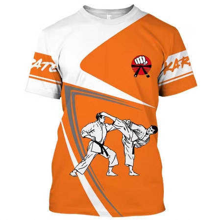 Men's fitness t-shirt sports round neck short sleeve casual loose 3D…
