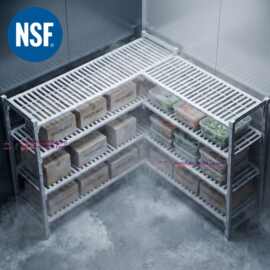 塑钢层架 JD冷库货架 金德四层环保层架冷库层架塑钢环保厨房货架