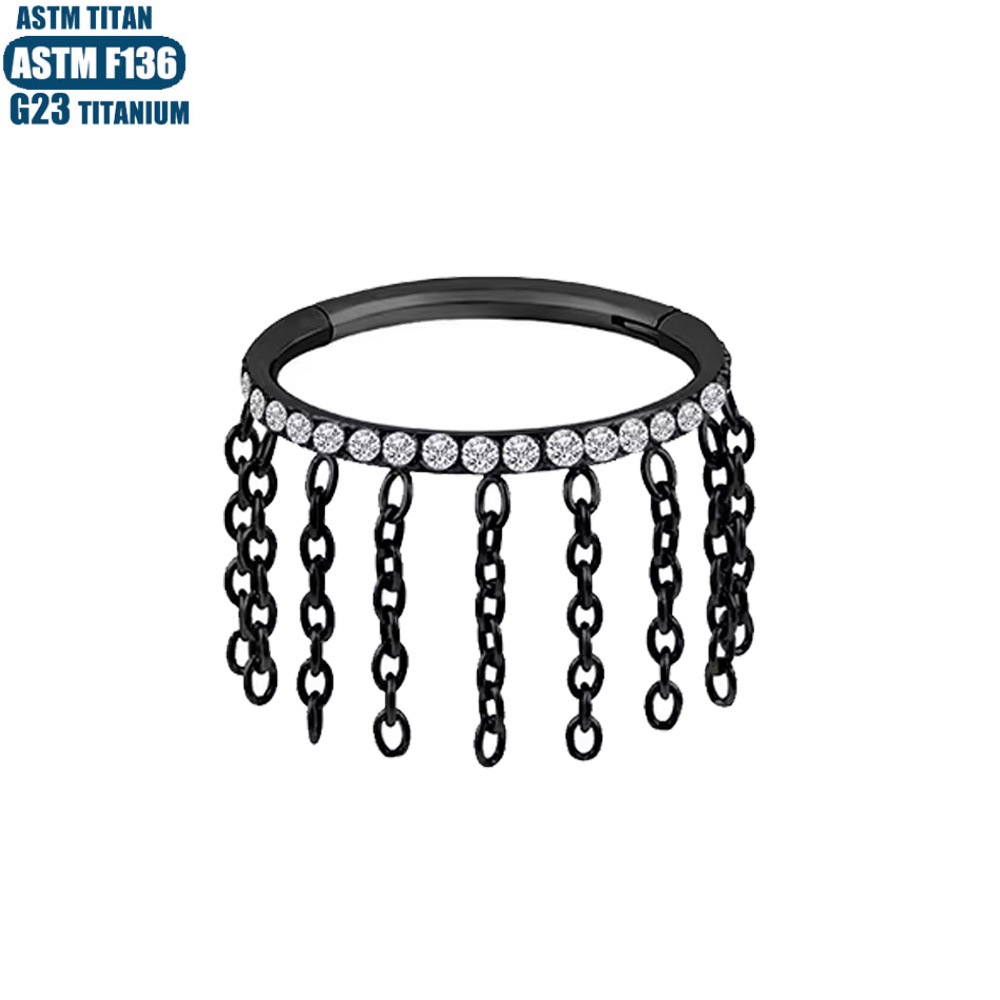 Labret piercing jewelry detail image