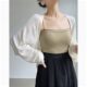 French Style Waistle Ice Silk Knitted Sunscreen Cardigan Women's Spring and Autumn Thin Shawl Summer Overshirt Top