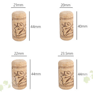 ✅ Cork Stopper Red Wine Bottle Stopper Sealed Red Wine Stopper Oak Stopper Imported Material B Equal Cap Set of 10
