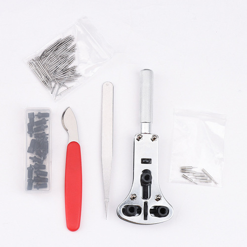 Watch repair tools, watch repair tools, watch strap adjustment, battery replacement, 147-piece watch repair tool set