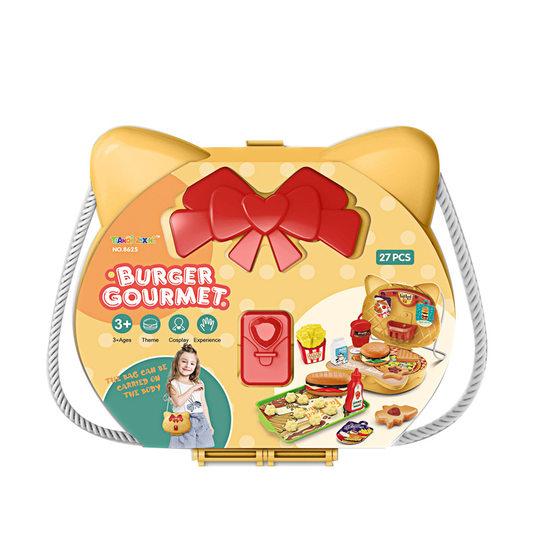 New Foreign Trade Children's Play House kitchen toys children's cooking simulation tableware kitchenware girl jewelry storage box