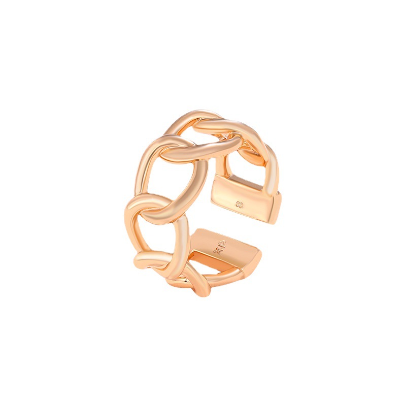 Xuping Cadena de joyería anillo abierto personalidad femenina nicho al por mayor de la moda europea y americana de suministro transfronterizo joyería de moda