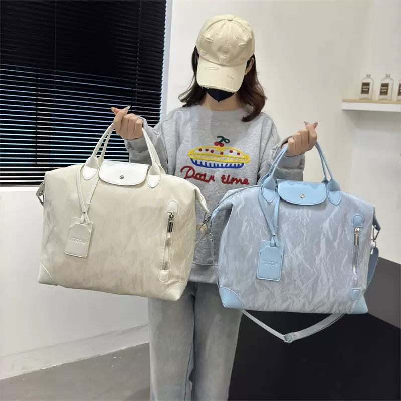 新款大容量手提短途旅行轻便行李包牛津便携出差旅游包待产收纳包