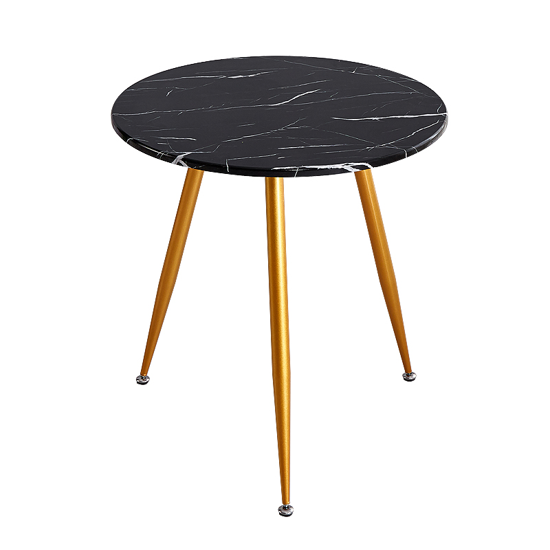 Negociación nórdica, recepción, combinación de mesas y sillas, balcón doméstico simple, mesa redonda pequeña de madera maciza, silla de tienda de té con leche de café