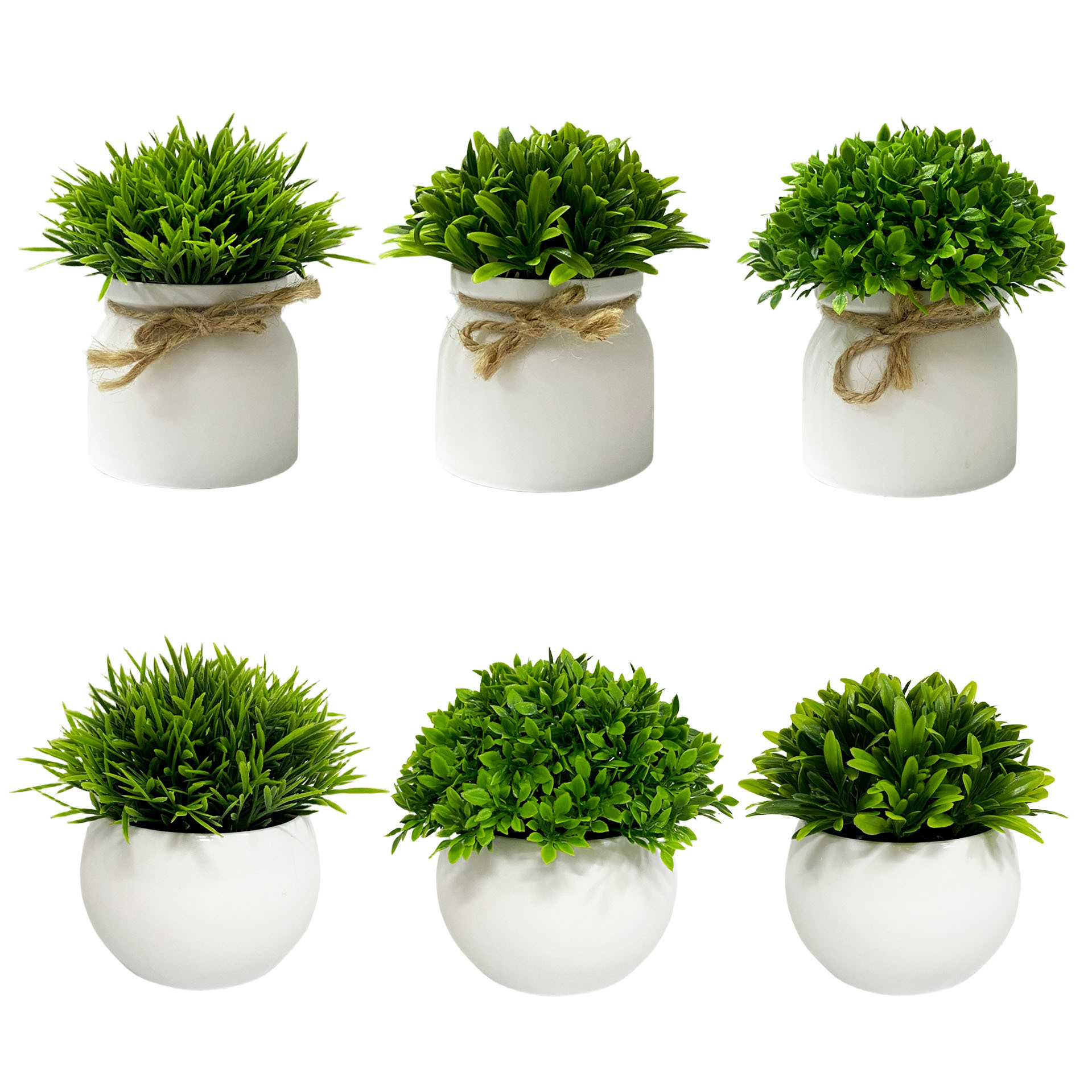 Simulación de plantas pequeñas y frescas combinaciones de plantas verdes hemisféricas en maceta decoración de mesa interior y exterior fábrica de decoración al por mayor image 6