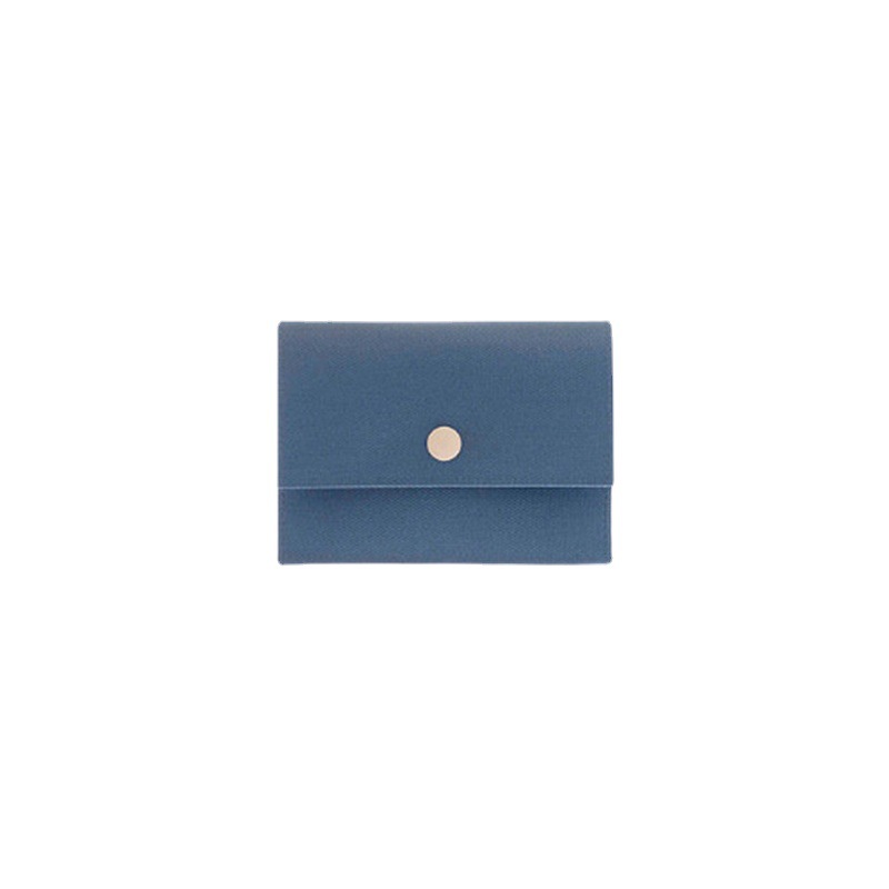 Cartera corta para mujer 2022, de lona de alta calidad, con hebilla, monedero multibolsillo, portatarjetas simple