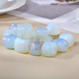 人造 蛋白石大颗粒滚石打磨石香薰石扩香石 鱼缸盆栽造景原石批发