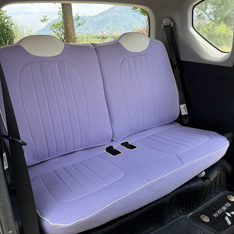 Fabric Cute Cartoon Breathable Car Seat Cover Full Set for Wuling Hongguang MINI 2020-2022