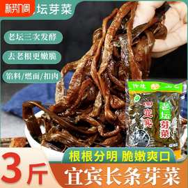 宜宾长条芽菜梅菜扣肉燃面包子叶儿粑四川特产老坛根条商用批发
