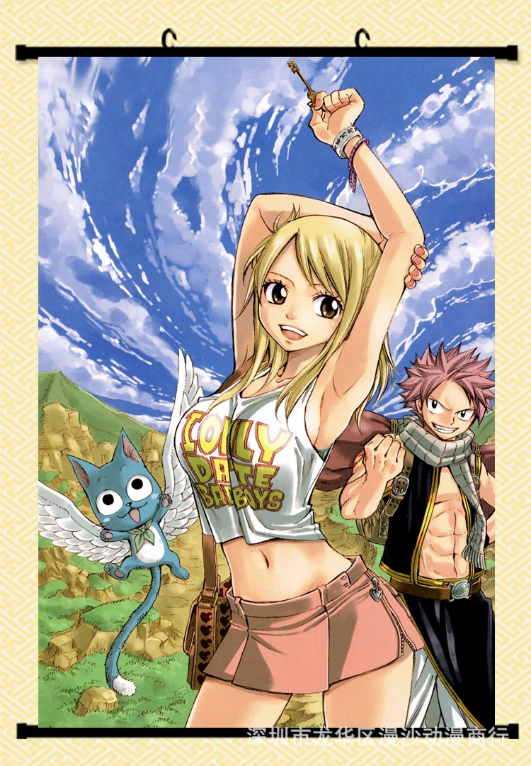 Плакат "Fairy Tail" магия тьмы, выставочный постер, зарубежная торговля