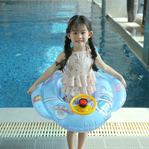 Manufacturer wholesales children's steering wheel, swimming ring, seat, baby sitting ring, baby swimming ring, thickened floating ring