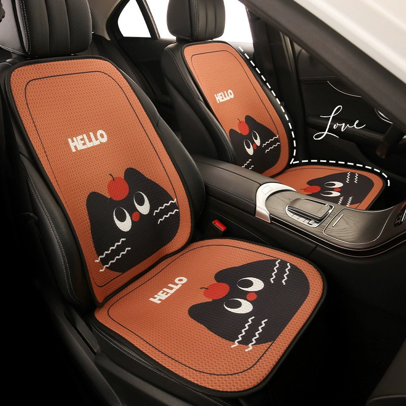 Новый мультяшный кот милый автомобильный подушка сиденья четыре сезона универсальный пол-пакет подушки сиденья богини сети красный маленький автомобильный подушка сиденья