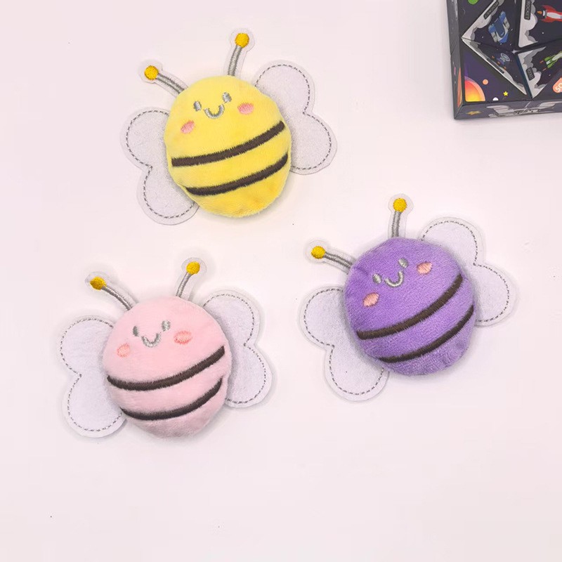 New Little Bee Stuffed Doll Clothing Brooch Accessories Jewelry Bag Pendant DIY Handmade Accessories
