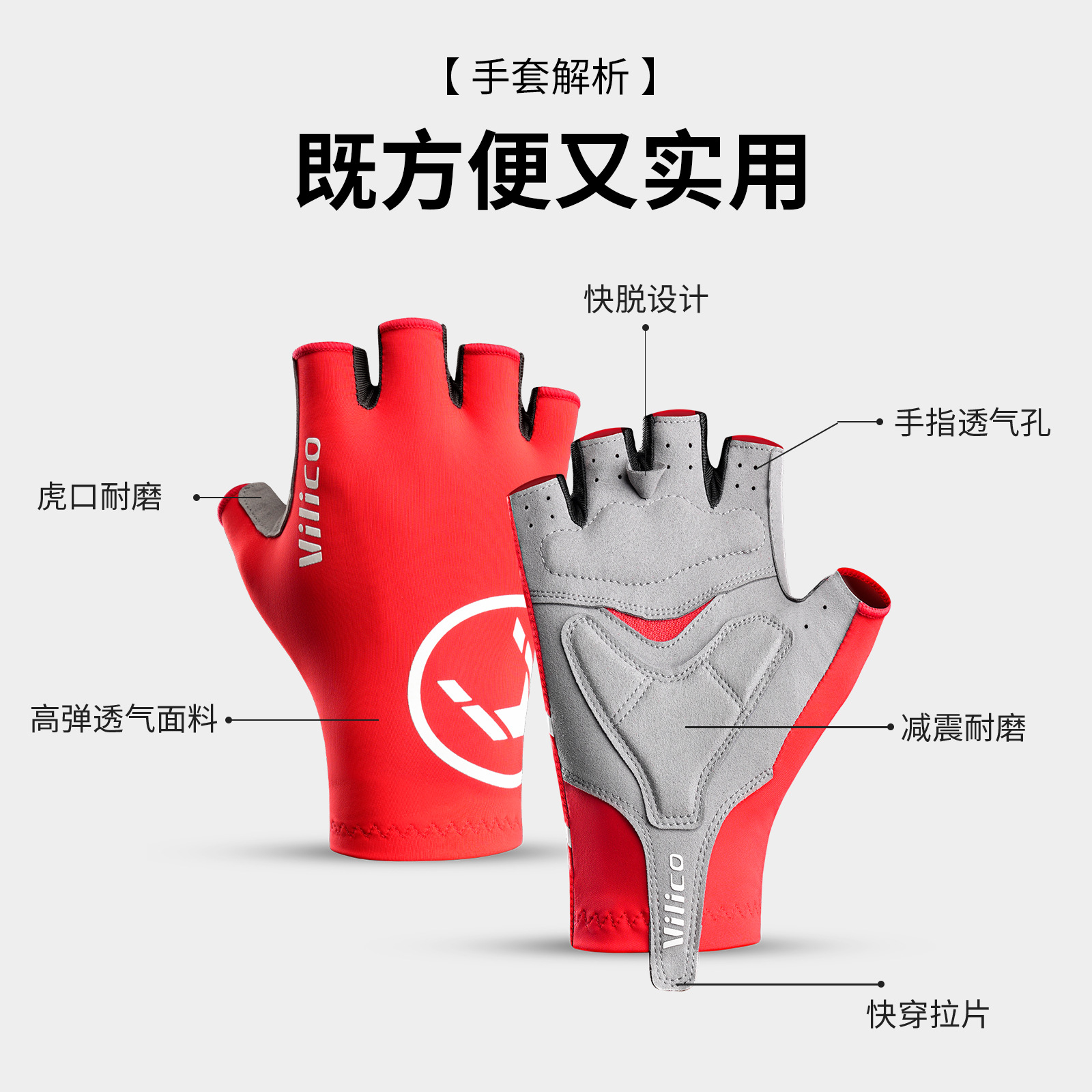 Guantes de ciclismo para hombre, guantes de verano para bicicleta de carretera, nuevos guantes de medio dedo para bicicleta, absorbentes de golpes, transpirables, resistentes al desgaste, equipo de protección para deportes al aire libre para mujer