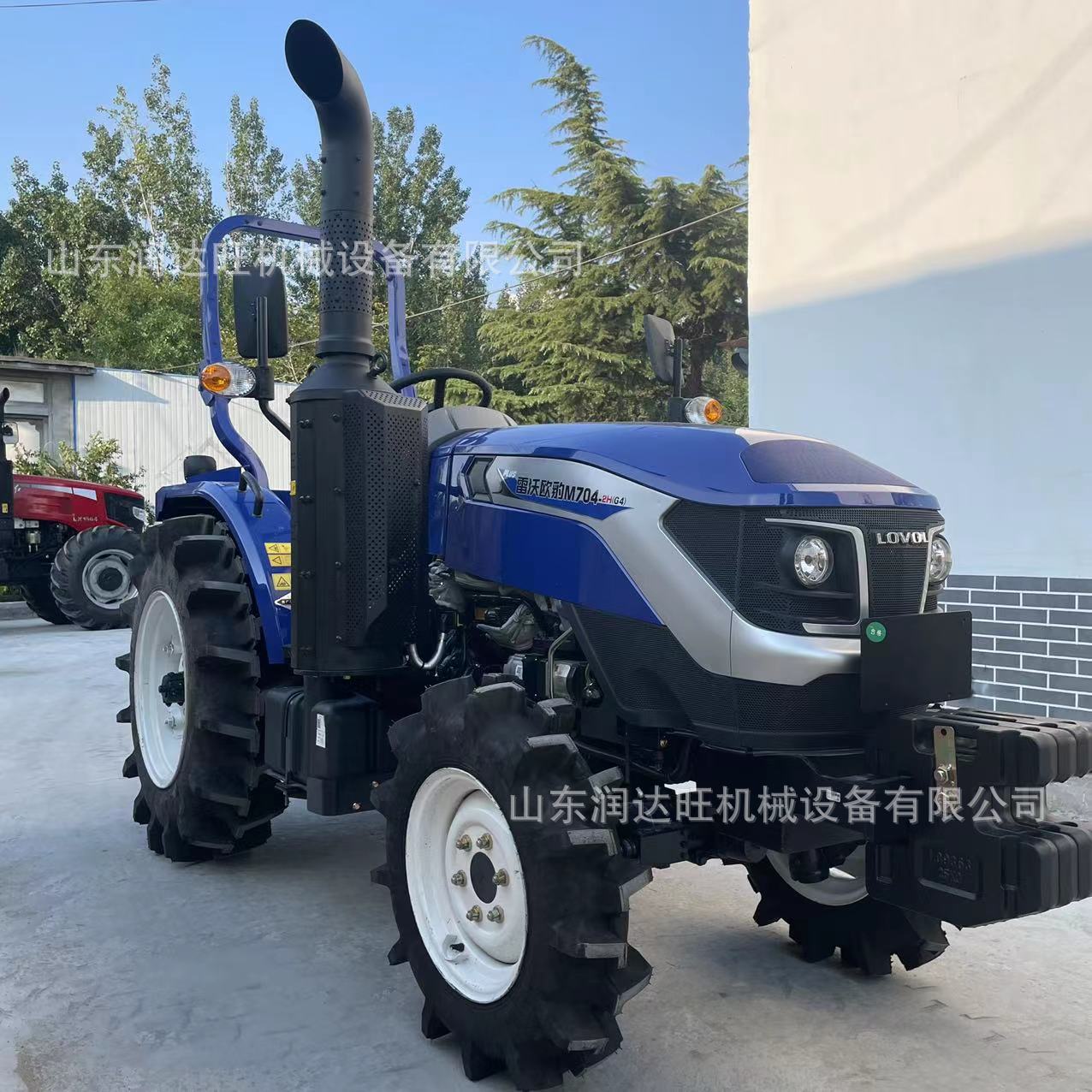 直补中型雷沃704农用拖拉机 四轮旋耕打田机 潍柴变频发动机四轮