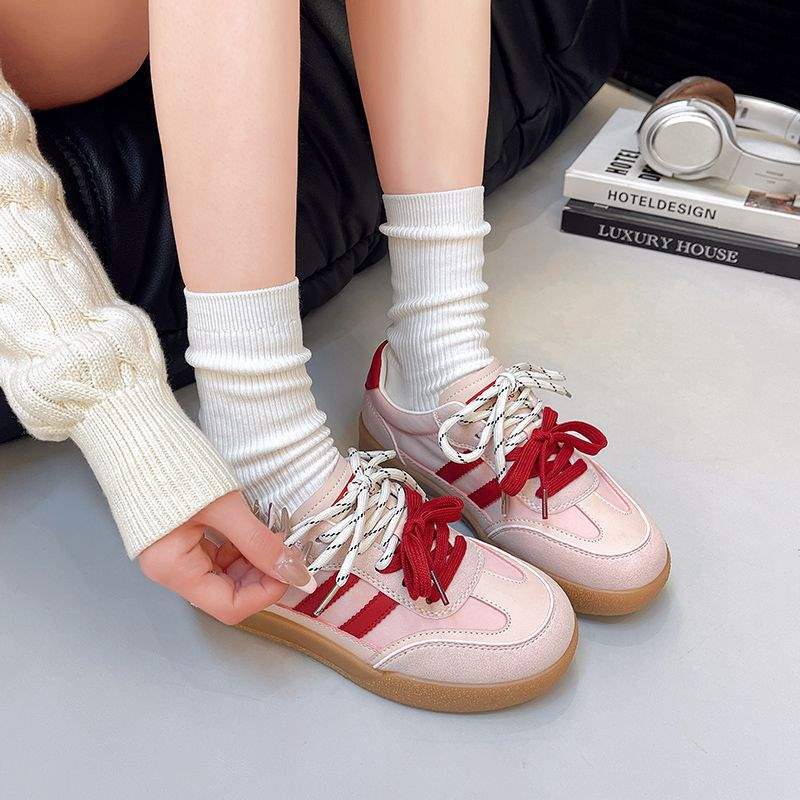 劳保鞋女2025新款四季防砸防刺穿女士时尚钢包头工作鞋带钢板