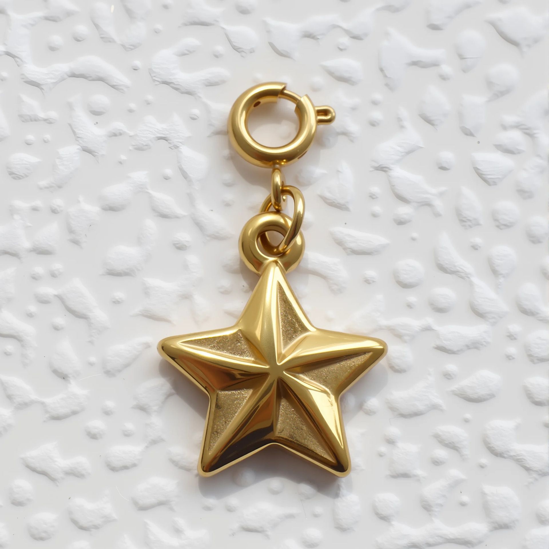 20g Weight Pendant Jewelry Making Type 20-30mm Jewelry Making Size Spring Ring Trigger Clasp Closure Clasp Closure Type Jewelry Accessories Classification 1 Piece Quantity 304 Stainless Steel Material Star, Heart Shape Pattern All Seasons Season Vintage Style, Simple Style Style 1 Piece 20-30mm 304 Stainless Steel Star Heart Shape Spring Ring Trigger Clasp Closure Pendant Jewelry Accessories 7