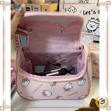 大容量Hellokitty猫化妆包可爱卡通洗漱包学生便携旅行化妆收纳包