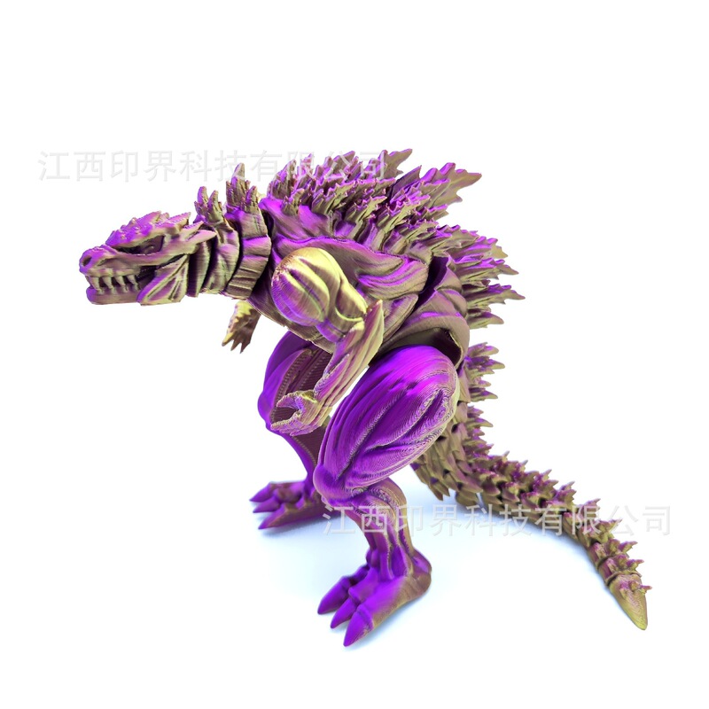 3D プリントグラデーションカラー筋肉ゴジラモンスター屋内装飾品子供のおもちゃ男の子の誕生日プレゼントマルチカラー|undefined