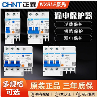 NXBLE Chint leakage protector 1P N 2P 3P 3PN 4P small 32A63A125A (same as NB5LE)