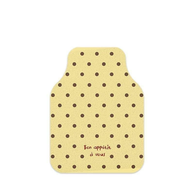 Ins-style polka dot silk loop floor Avtomobil döşəmə paspasları - butter-brown-polka-dot-single-front-row-5060cm1923
