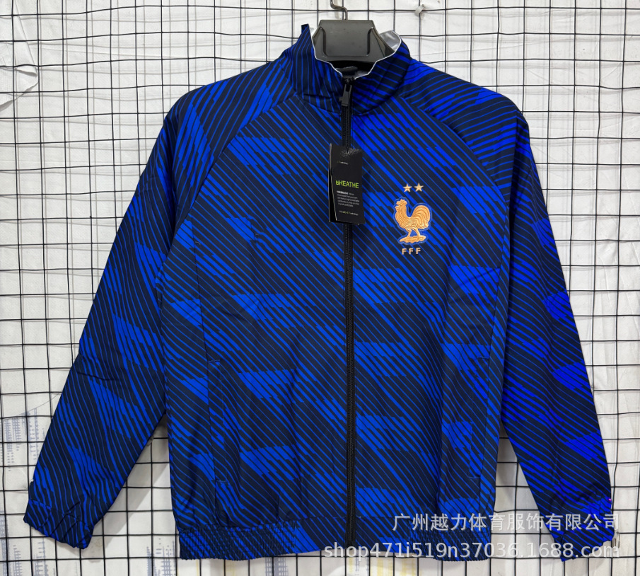 Chaqueta Bordada retro de manga larga y gruesa Manchester United Barcelona Inglaterra Brasil Real Madrid Liverpool image 17