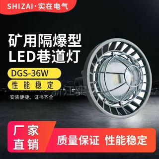 矿用隔爆型LED防爆灯DGS-36W/127集光光源防爆灯煤矿井下巷道灯