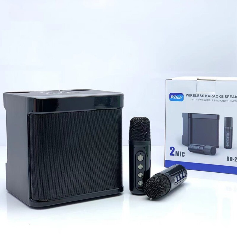 Cross-border Explosions KD203 Wireless Bluetooth Speaker All-in-One Outdoor Family Gathering suit K Song Wireless Microphone