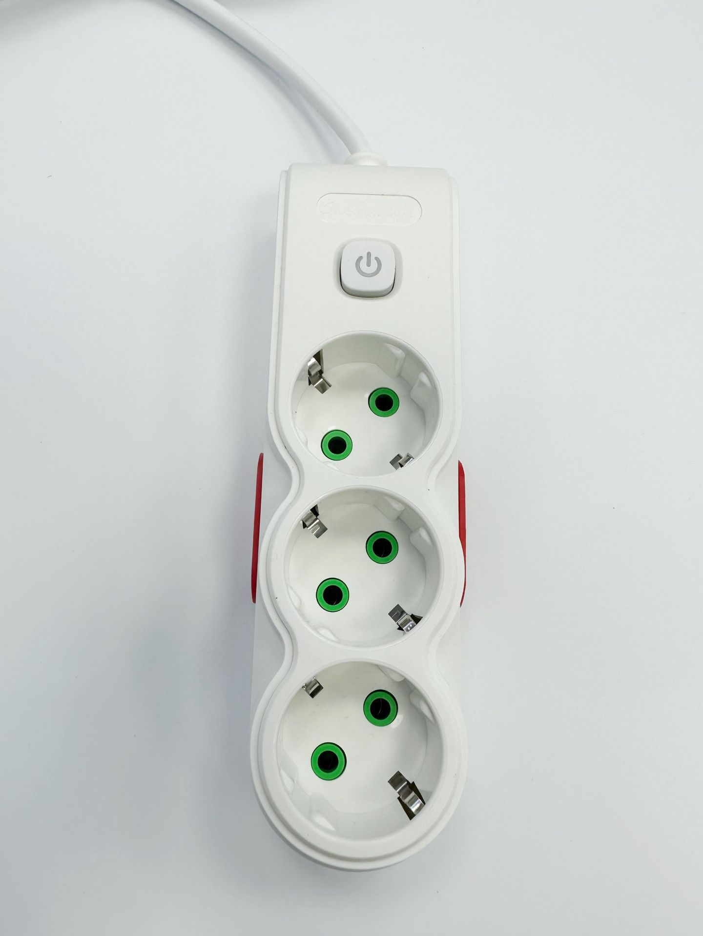 欧洲可挂墙德国欧规插座两圆欧式排插跨境德式电源延长线接线板