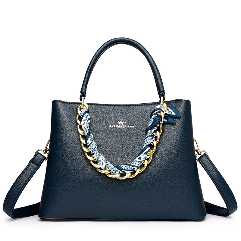 여성 수석 핸드백 아내 생일 선물 패션 외국 스타일 통근 핸드백 메신저 가방 머리카락 세대