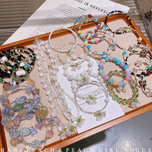 HD6192法式复古巴洛克风小米串珠手链大集合！甜美少女小清新手串