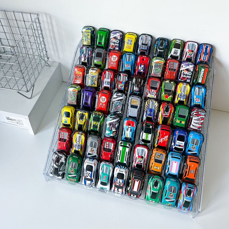 Spot 1:64 Hot Wheels Mido Card Alloy Model Stepped Transparent Multi-Layer Display Stand Car Storage Box Spot 1:64 Hot Wheels Mido Card Alloy Model Stepped Transparent Multi-Layer Display Stand Car Storage Box