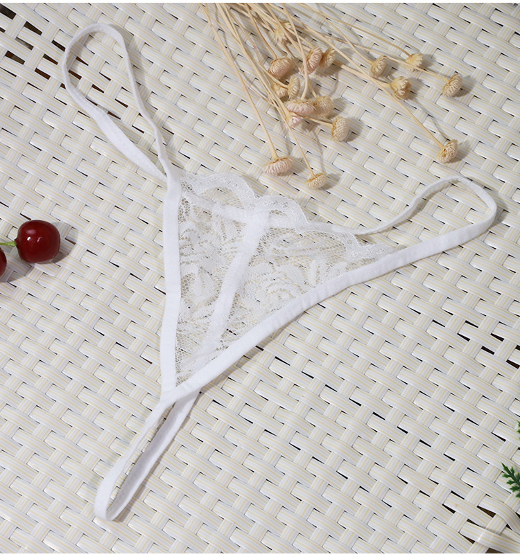 Jiuai Lace Open Panties for Women, No Need to Take Off, Portable Thong — detail image 28