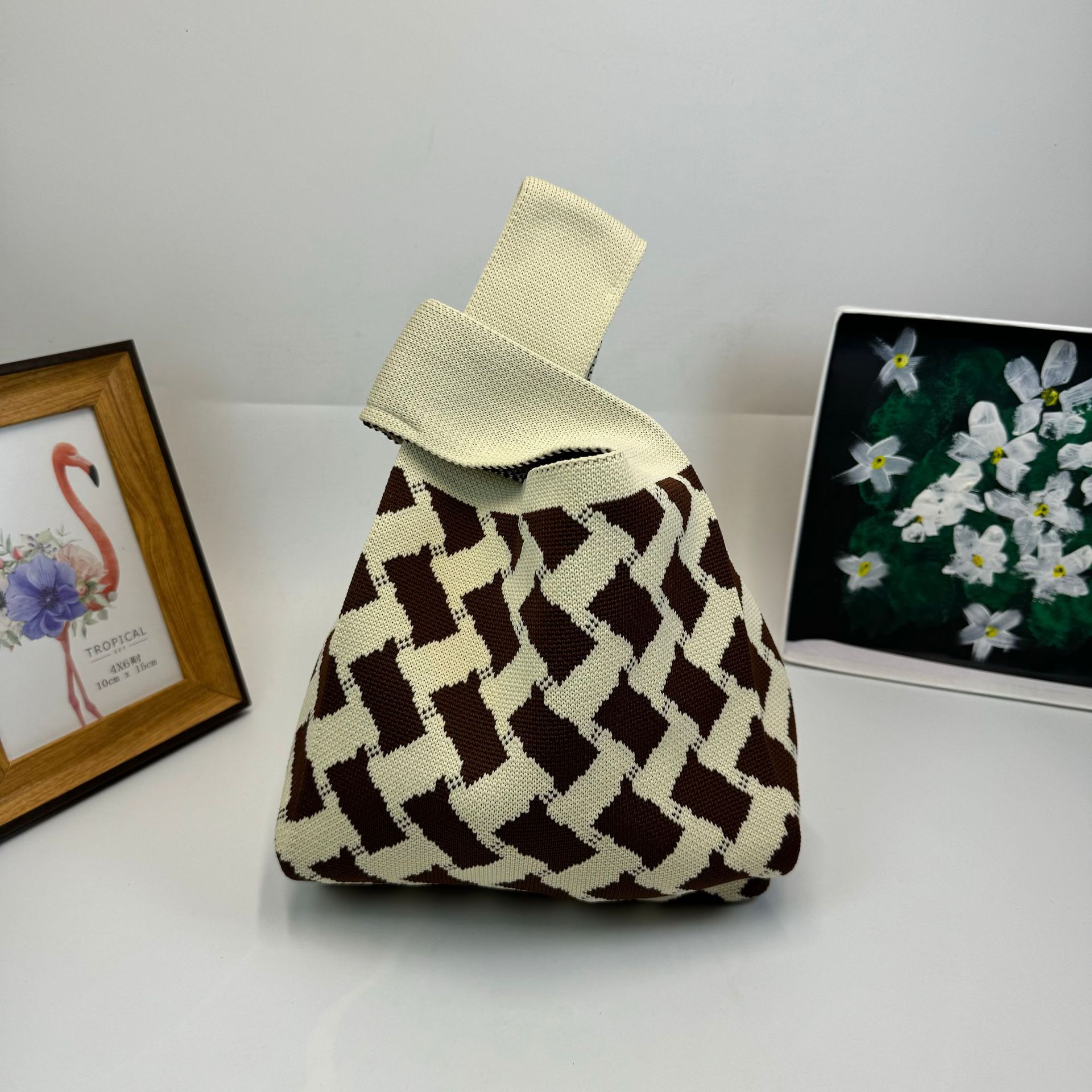 INS nuevo bolso de mujer bolso de mano bolso de punto bolso de gran capacidad bolso de hombro bolso de cubo