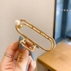 Metal retro crab pin, elegant big hairgrip from pearl, shark, South Korea, simple and elegant design