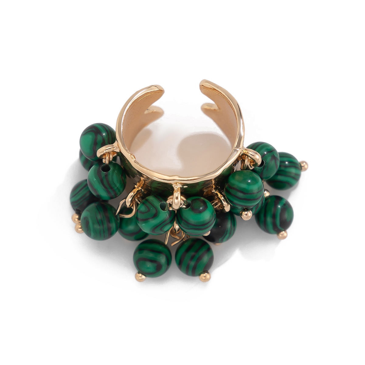 16g Weight Charm Rings Classification 1 Piece Quantity Holiday Occasion Alloy Material Geometric Pattern Women's Gender Plating Design Streetwear Style Streetwear Geometric Arylic Alloy Plating Women's Charm Rings 36