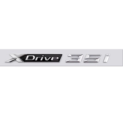 Suitable for Bmw X1X3X5X6 Car — Car logo - xdrive35i-silver-new-model