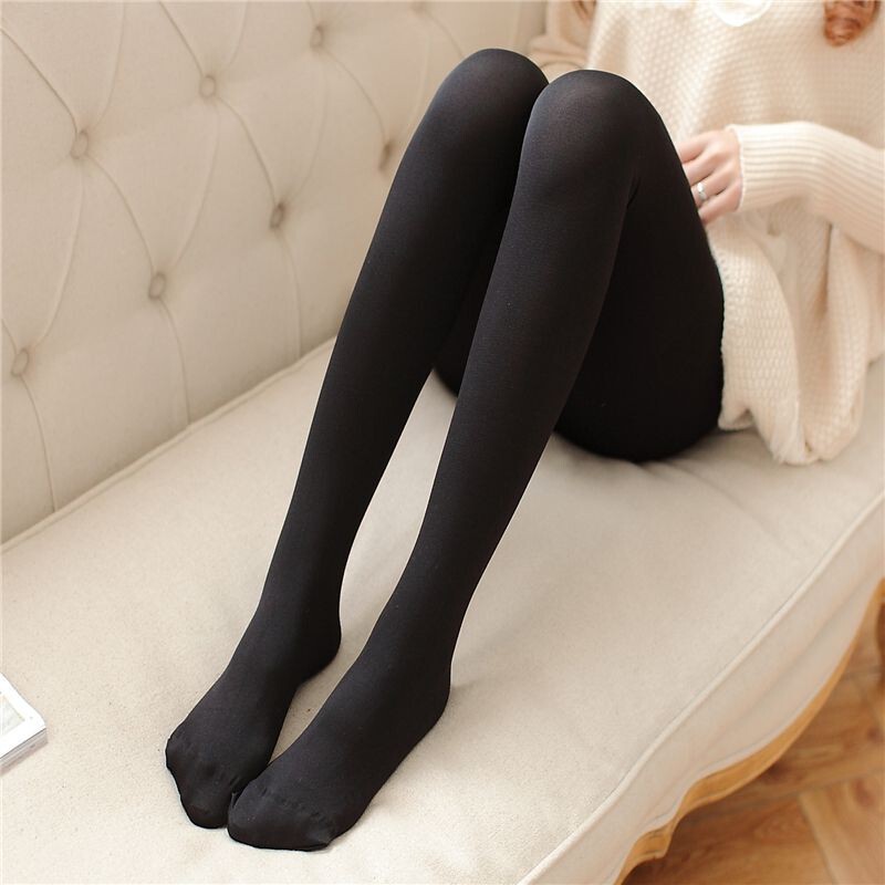 Cross-border spring and autumn 80D velvet pantyhose breathable bottomings women stockings beige white pure pantyhose