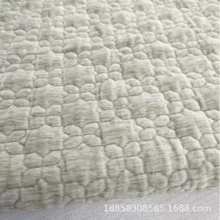 新款加厚几何纹雪尼尔提花皱布 轻奢时尚百搭软糯厚实 厂家生产