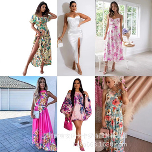 Cross-Border Fashion Brand Miscellaneous Women's Clothing Hot Girl Dress Cross-Border Clothing Romwe Dazy Supply Wholesale Price